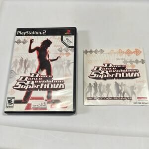Dance Dance Revolution Super Nova Game & Sealed Music CD PlayStation 2 PS2